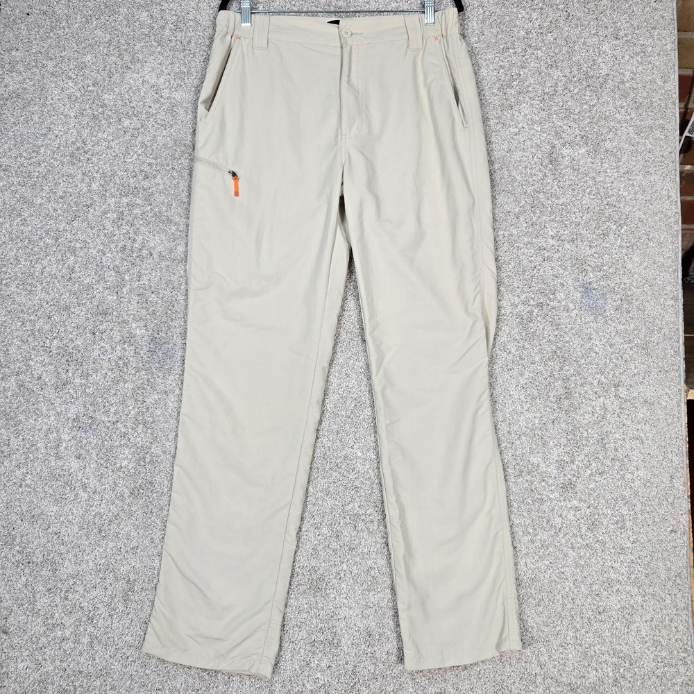 Orvis Jackson Quick-Dry Nylon Hiking Utility Pants Beige Mens Medium x 32